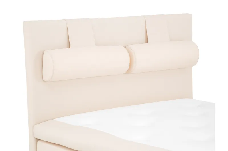 Lucky Kontinentalsäng 120x200Memorymadrass  Beige - Beige - Products - Möbler - Säng - Enkelsäng