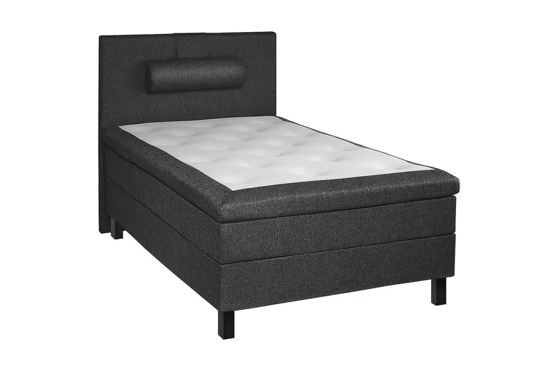 Lucky Kontinentalsäng 120x200Polyeter, Svart/Grå