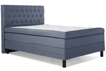 Lucky Kontinentalsäng 140x200Polyeter - Mörkblå - Products - Möbler - Säng - Kontinentalsäng