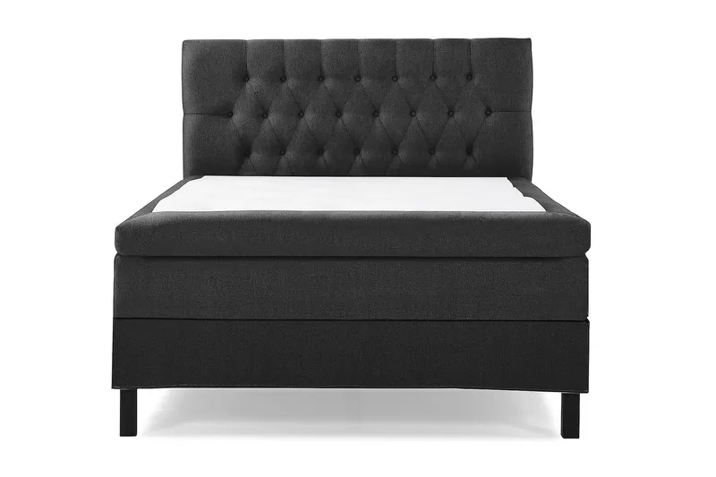 Lucky Kontinentalsäng 140x200Polyeter, Svart/Grå