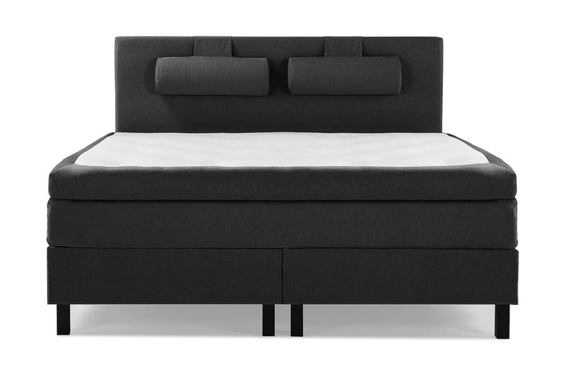 Lucky Kontinentalsäng 150x200 Polyester, Svart/Grå