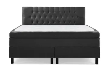 Utan sänggavel - Svart/Grå