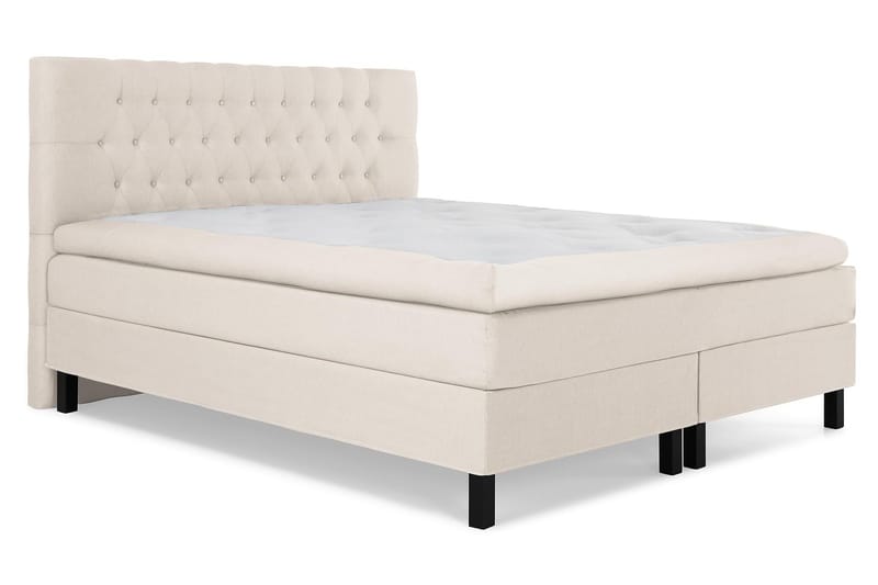 Lucky Kontinentalsäng 180x200Polyeter - Beige - Products - Möbler - Säng - Komplett sängpaket