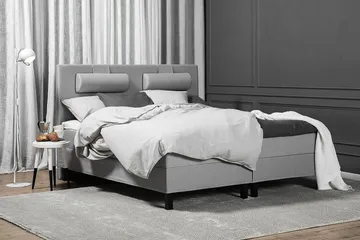 Lucky Kontinentalsäng 180x200Skum - Mellangrå - Products - Möbler - Säng - Kontinentalsäng