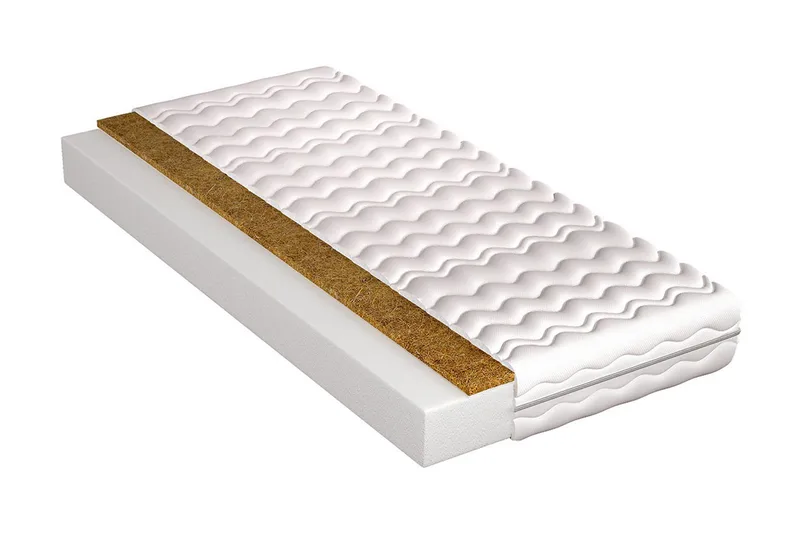 Artino Madrass 90x190x13 Skum, Vit