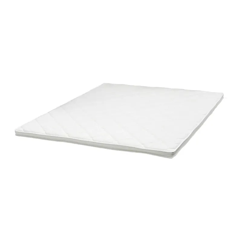 HVILA Bäddmadrass 160x200 cm – 7 cm Mjuk/Medium Polyeterskum, Vändbar Sommar- & Vintersida, Tvättbar Klädsel