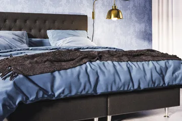 Meja Sängpaket 180x200 - Svart - Products - Möbler - Säng - Kontinentalsäng