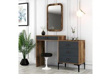 Ameias Möbelset För Sovrum Brun/Antracit - Hanah Home - Products - Möbler - Säng - Möbelset för sovrum