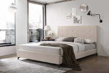 Nattaro Dubbelsäng 140x200cm - Beige - Products - Möbler - Säng - Dubbelsäng