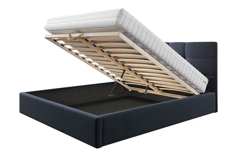 Nieres Förvaringssäng 160x200cm - Grå - Products - Möbler - Säng - Säng med förvaring