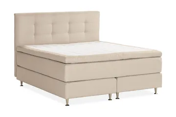 Oslo Lyx Kontinentalsäng 160x200 cm - Beige - Products - Möbler - Säng - Kontinentalsäng