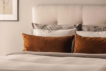 Oslo Lyx Kontinentalsäng Boucle 120x200 - Ljusbeige - Products - Möbler - Säng - Kontinentalsäng