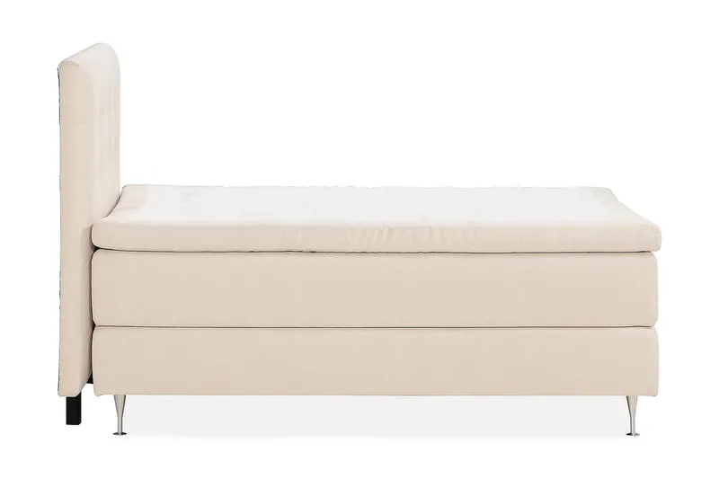 Oslo Lyx Kontinentalsäng Boucle 120x200 - Ljusbeige - Products - Möbler - Säng - Kontinentalsäng