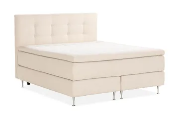 Oslo Lyx Kontinentalsäng Boucle 180x200 - Ljusbeige - Products - Möbler - Säng - Kontinentalsäng