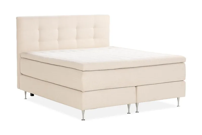 Oslo Lyx Kontinentalsäng Boucle 180x200 - Ljusbeige - Products - Möbler - Säng - Kontinentalsäng