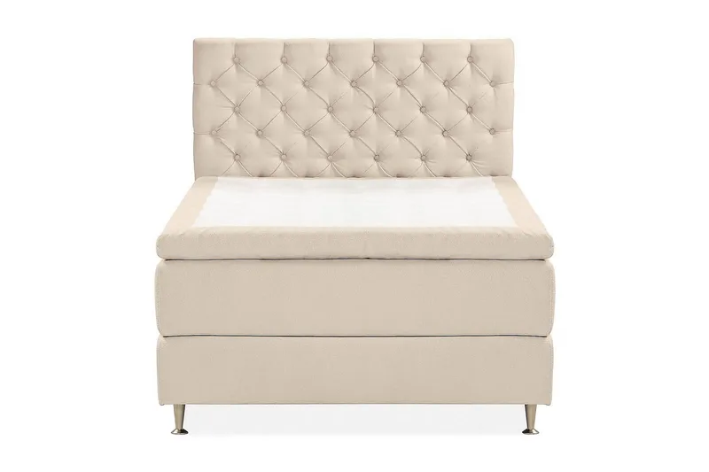 Oslo Lyx Sängpaket Kontinentalsäng 140x200 cm, Beige