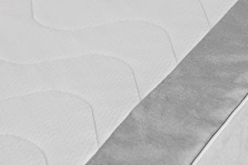 Princess Kontinentalsäng 120x200cm - Ljusgrå/Sammet - Products - Möbler - Säng - Enkelsäng