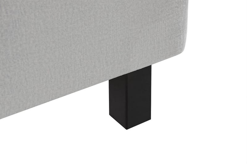 Princess Kontinentalsäng 120x200cm - Ljusgrå/Sammet - Products - Möbler - Säng - Enkelsäng