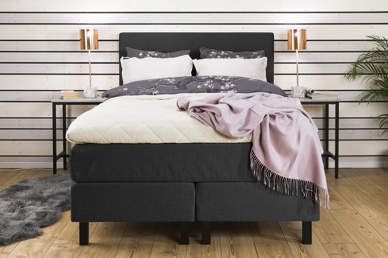 Princess Kontinentalsäng 140x200cm - Grå - Products - Möbler - Säng - Kontinentalsäng