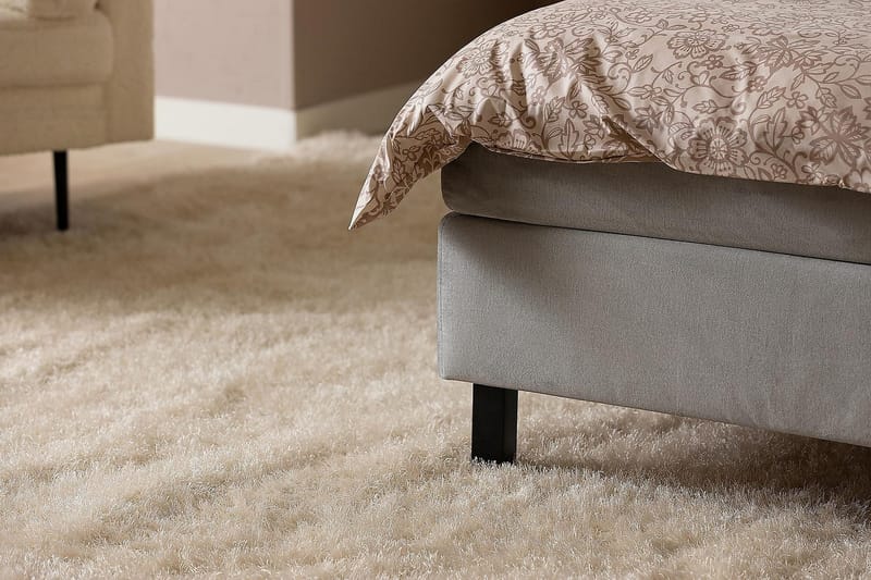 Princess Kontinentalsäng 160x200cm - Ljusgrå/Sammet - Products - Möbler - Säng - Kontinentalsäng