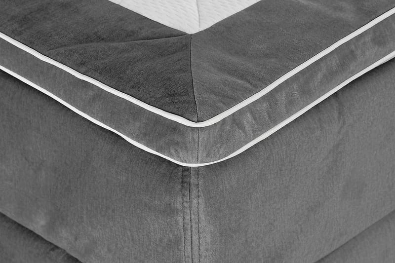 Princess Kontinentalsäng 160x200cm - Mörkgrå/Sammet - Products - Möbler - Säng - Kontinentalsäng