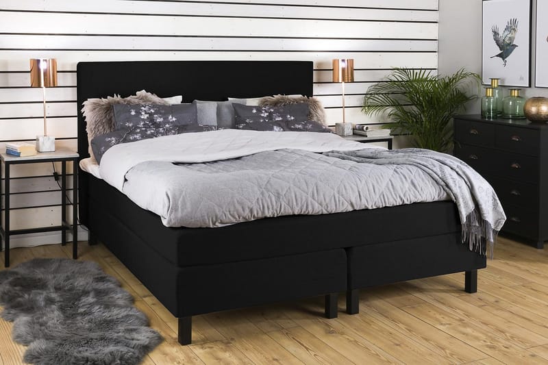 Princess Kontinentalsäng 180x200cm - Svart - Products - Möbler - Säng - Kontinentalsäng