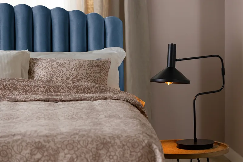 Davia Sänggavel 120 cm - Mörkblå/Sammet - Products - Möbler - Säng - Sängtillbehör & sänggavel - Sänggavel