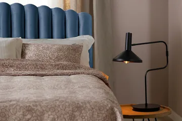 Davia Sänggavel 140 cm - Mörkblå/Sammet - Products - Möbler - Säng - Sängtillbehör & sänggavel - Sänggavel