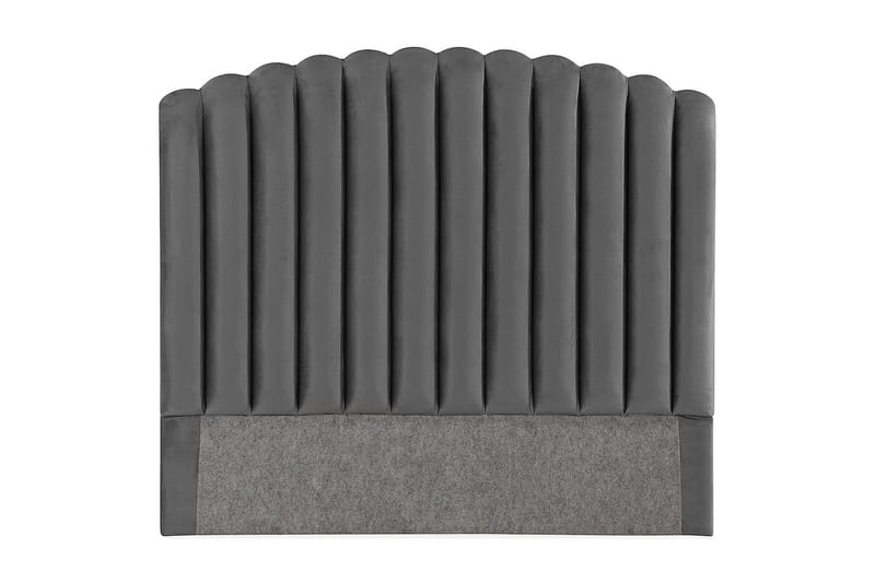 Davia Sänggavel 140 cm, Mörkgrå/Sammet