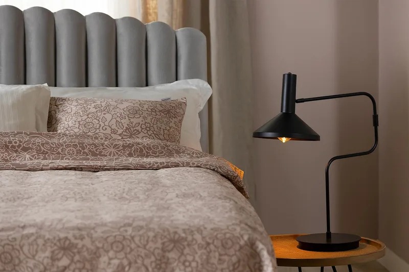 Davia Sänggavel 160 cm - Ljusgrå/Sammet - Products - Möbler - Säng - Sängtillbehör & sänggavel - Sänggavel