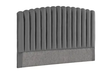 Davia Sänggavel 180 cm - Mörkgrå/Sammet - Products - Möbler - Säng - Sängtillbehör & sänggavel - Sänggavel