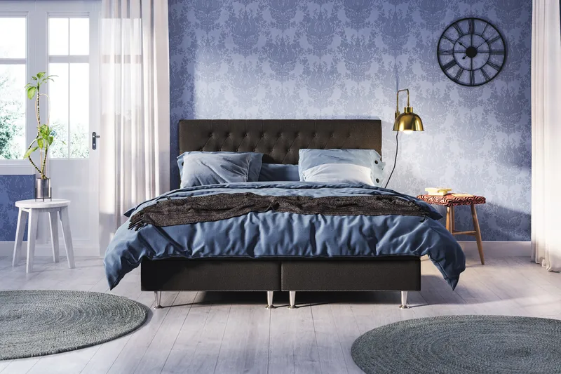 Meja Diamant Sänggavel 180x120 - Svart - Products - Möbler - Säng - Sängtillbehör & sänggavel - Sänggavel