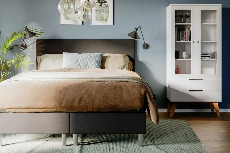 Sleepy Sänggavel 160 cm - Svart - Products - Möbler - Säng - Sängtillbehör & sänggavel - Sänggavel