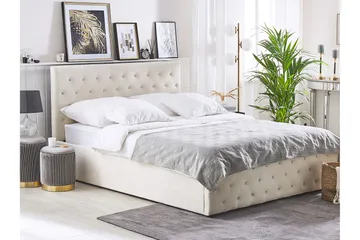 Saleux Sängram 180x200 cm - Beige - Products - Möbler - Säng - Säng med förvaring