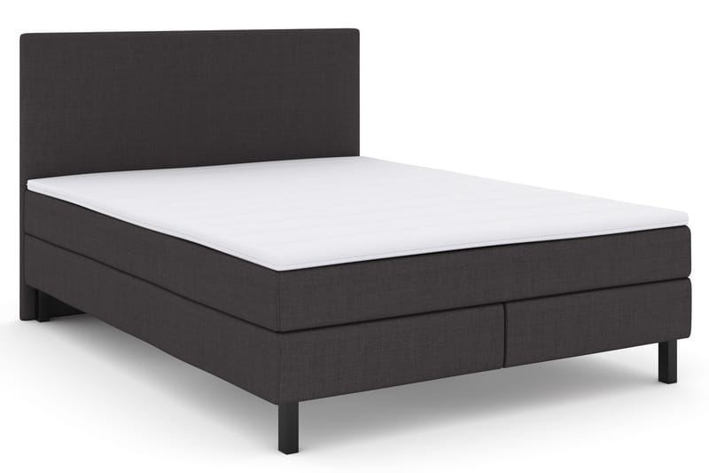 Select No 2 Komplett Sängpaket 160x200 - Mörkgrå/Svart - Products - Möbler - Säng - Kontinentalsäng