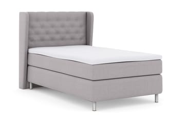 Select No 3 Komplett Sängpaket 120x200 Fast - Ljusgrå/Metall - Products - Möbler - Säng - Enkelsäng