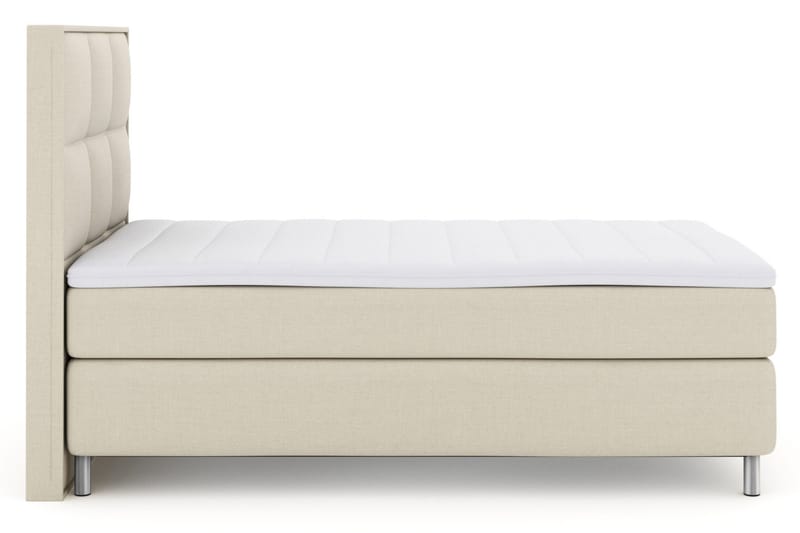 Select No 3 Komplett Sängpaket 120x200 Medium - Beige/Metall - Products - Möbler - Säng - Enkelsäng
