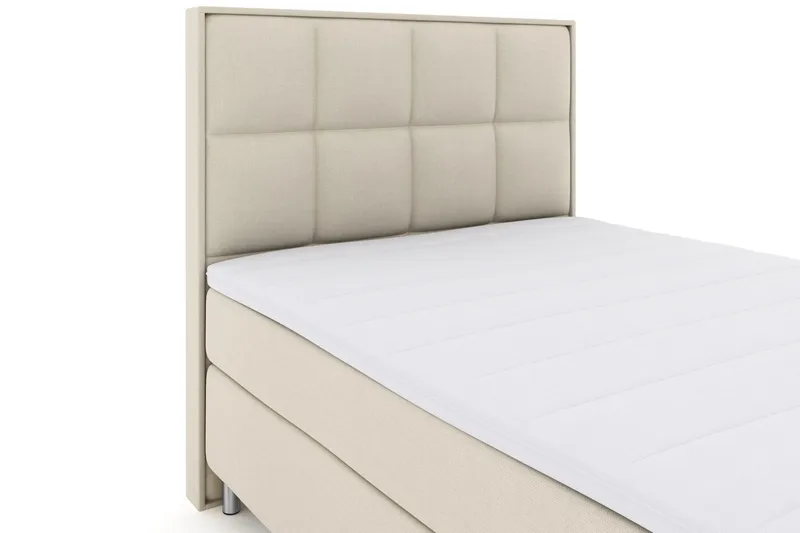 Select No 3 Komplett Sängpaket 140x200 Fast - Beige/Metall - Products - Möbler - Säng - Kontinentalsäng