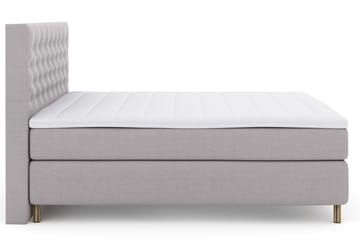 Select No 3 Komplett Sängpaket 180x200 Fast - Ljusgrå/Koppar - Products - Möbler - Säng - Kontinentalsäng
