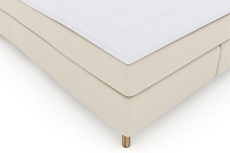Select No 3 Komplett Sängpaket 210x210 Fast/Medium - Beige/Koppar - Products - Möbler - Säng - Kontinentalsäng