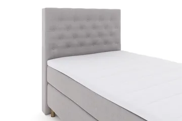 Select No 3 Kontinentalsäng 120x200 Fast - Ljusgrå/Koppar - Products - Möbler - Säng - Enkelsäng