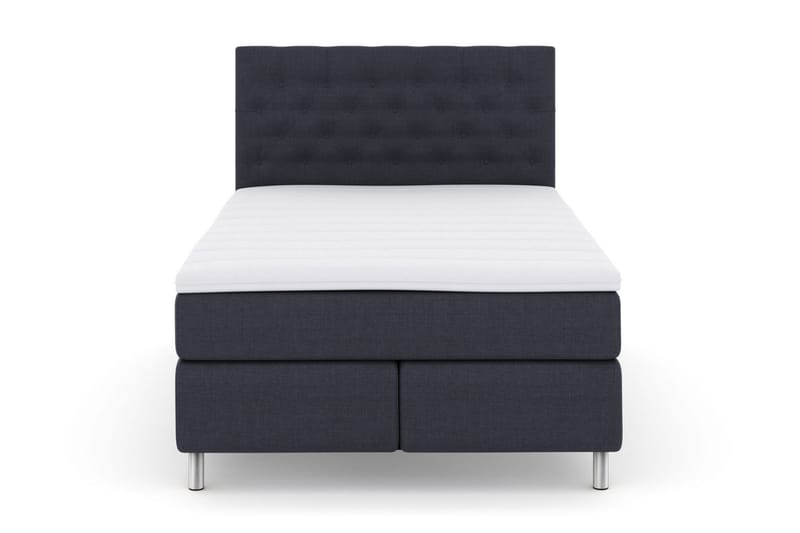 Select No 3 Kontinentalsäng 160x200 Fast, Blå/Metall