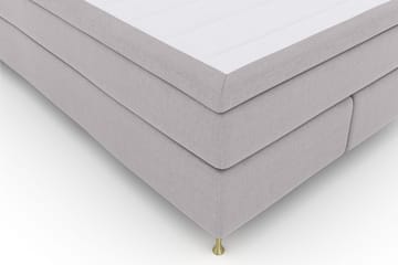 Select No 4 Komplett Sängpaket 140x200 Fast - Ljusgrå/Guld - Products - Möbler - Säng - Kontinentalsäng