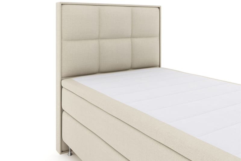 Select No 4 Komplett Sängpaket 160x200 Fast/Medium - Beige/Silver - Products - Möbler - Säng - Kontinentalsäng