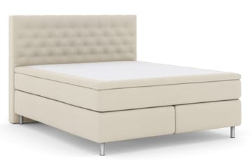 Select No 4 Kontinentalsäng 210x210 Fast - Beige/Metall - Products - Möbler - Säng - Kontinentalsäng
