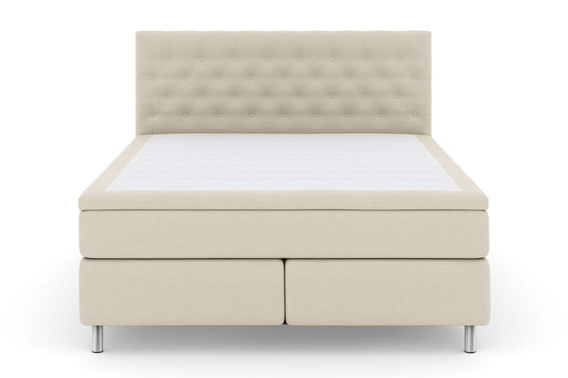 Select No 4 Kontinentalsäng 210x210 Fast - Beige/Metall - Products - Möbler - Säng - Kontinentalsäng