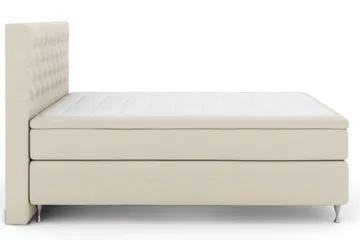 Select No 4 Kontinentalsäng 210x210 Fast - Beige/Silver - Products - Möbler - Säng - Kontinentalsäng