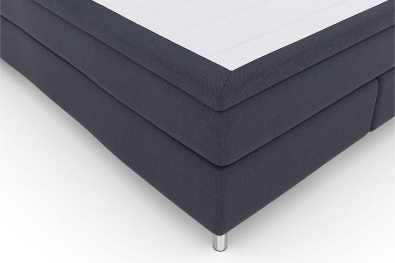 Select No 4 Kontinentalsäng 210x210 Fast - Blå/Metall - Products - Möbler - Säng - Kontinentalsäng