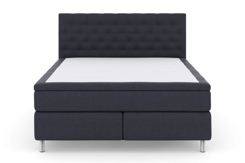 Select No 4 Kontinentalsäng 210x210 Fast - Blå/Metall - Products - Möbler - Säng - Kontinentalsäng