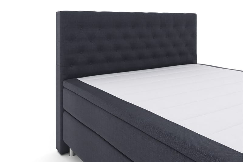 Select No 4 Kontinentalsäng 210x210 Fast - Blå/Metall - Products - Möbler - Säng - Kontinentalsäng